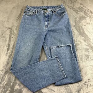 Vintage Ralph Lauren Jeans Co Jeans Womens Sz 10 Straight Leg Logo Retro 90s